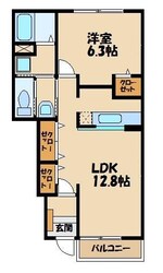 ソレアード・ティムの物件間取画像